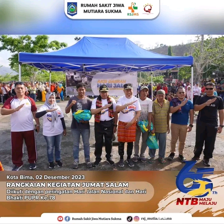 RANGKAIAN KEGIATAN JUMAT SALAM DIIKUTI DENGAN PERINGATAN HARI JALAN NASIONAL DAN HARI BHAKTI PUPR KE - 78